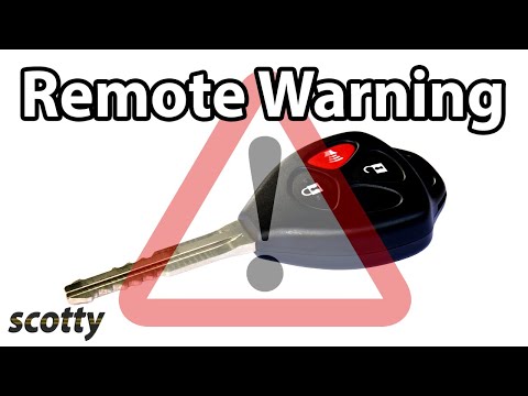 Why Not to Lock Your Car Door with Your Remote