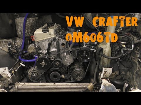 УазТех: Установка om606 TD, на Volkswagen Crafter, ЧАСТЬ 3