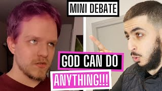 CAN GOD DO ANYTHING? - CHRISTIAN VS MUSLIM #Shorts