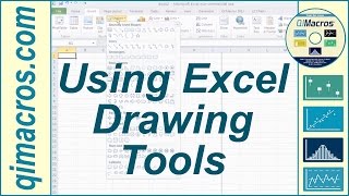 where are the drawing tools in excel 2011 for mac