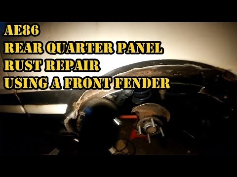 AE86 | How to Repair Rear Quarter Panel