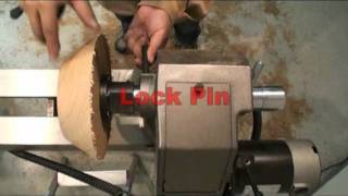 Wood Turning Lathe KERV 木工旋盤 ウォンバット LM-2000 - YouTube