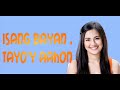 Pagbangon - Julie Anne San Jose (Lyrics + Picture)