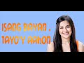 Pagbangon - Julie Anne San Jose (Lyrics + Picture)