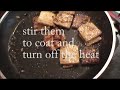 Cooking Korean food: 2 tofu sidedishes