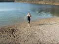 Me and steph jumping into a freezing cold lake