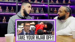 MAN TELLS WOMAN TO REMOVE HIJAB - MUSLIMS REACT