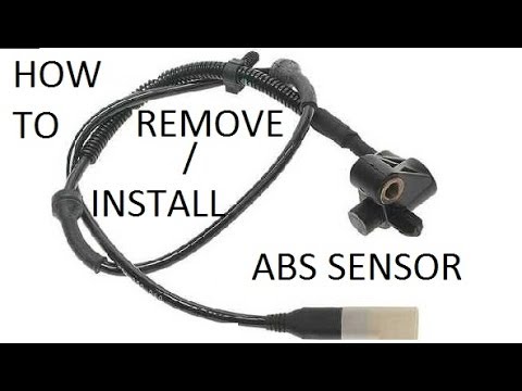 How to Replace ABS Wheel Speed Sensor FRONT