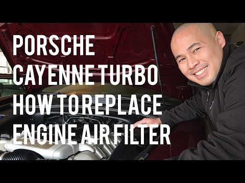 ¿Dónde se encuentra el filtro de aire en un Porsche Cayenne?