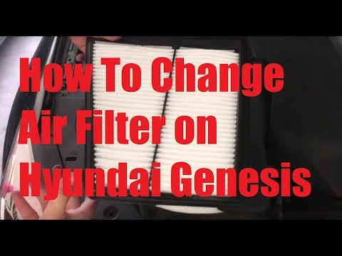 2012-2014 Hyundai Genesis: How to Change Air Filter in Under 3 Minutes