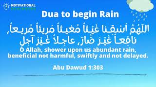 DUA TO ASK ALLAH FOR RAIN