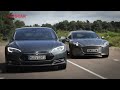 Tesla Model S takes on the Aston Martin Rapide S in the ultimate luxury saloon battle