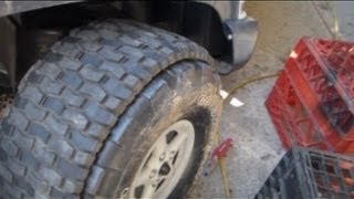 power wheels rubber tire conversion