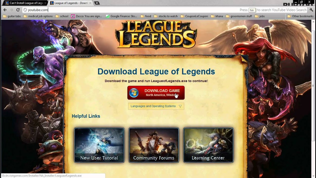 download league of legends without pando