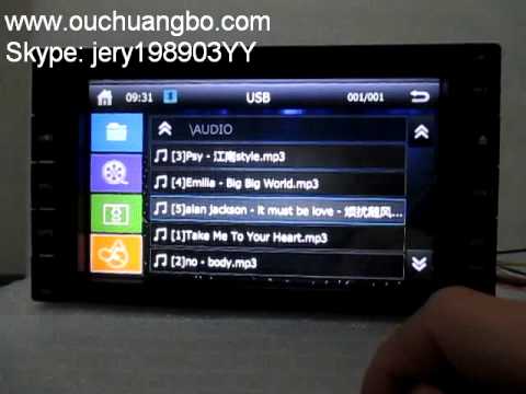 Ouchuangbo audio gps navigator Universal radio USB China factory price