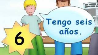 How Old Are You Cuantos Anos Tienes Calico Spanish Songs For Kids Youtube