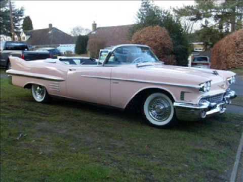 Pink Cadillac 1958 Series 62 Convertible motoramamovie 30961 views