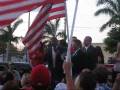 Colonel Allen West at McCain/Palin Rally with Rudy Guliani