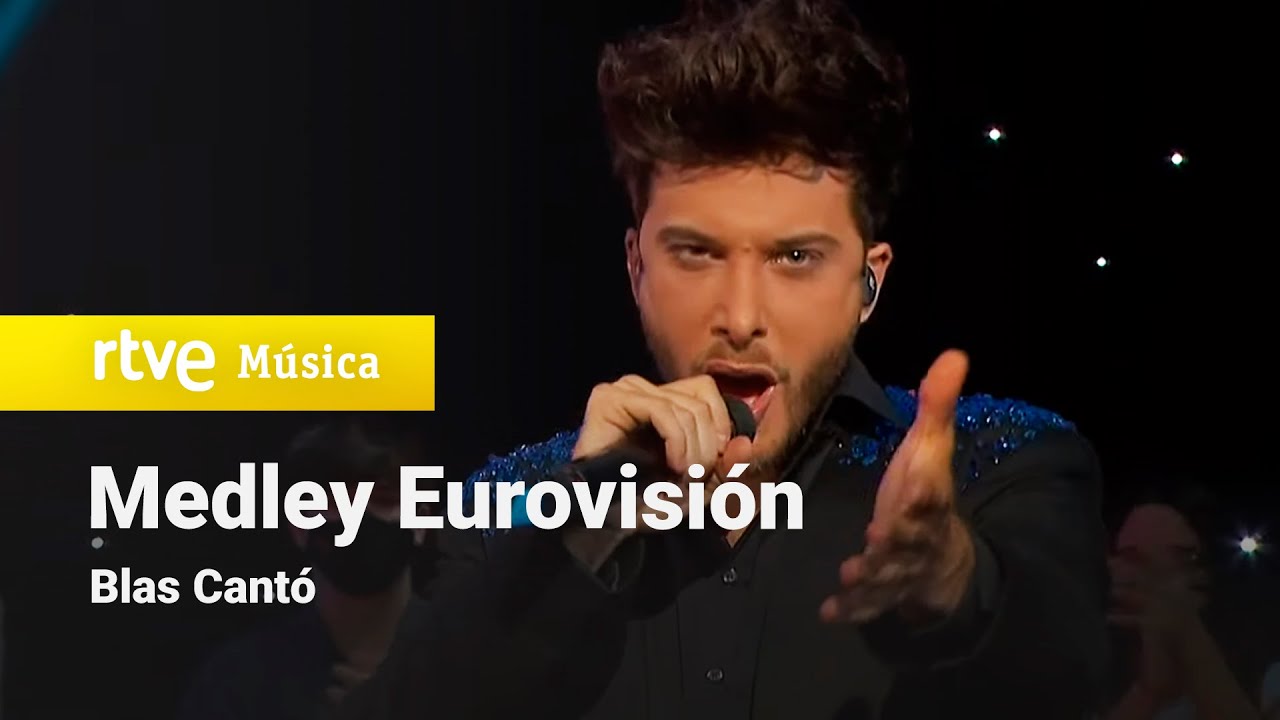 Así sonó el medley con el que Blas Cantó homenajeó Eurovisión en la final española