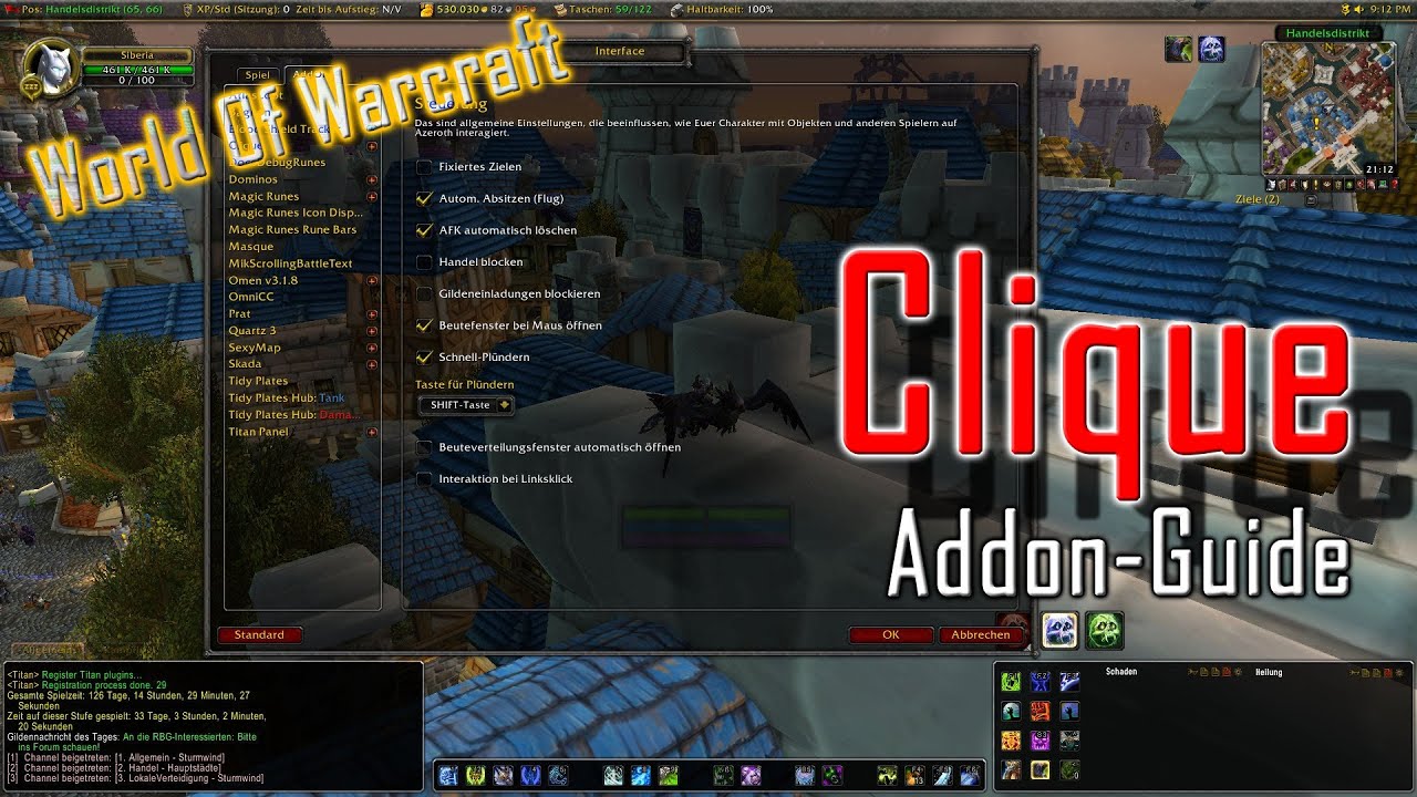 clique addon