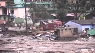 CLOUDBURST IN UTTARKASHI UTTARAKHAND BHAGIRATHI OVERFLOW