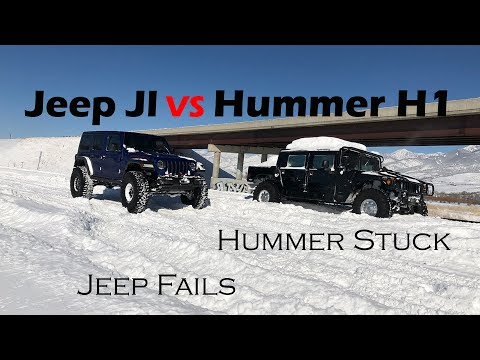 Jeep JL Rubicon vs Hummer H1
