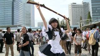 cute cosplay girls @ Tokyo comiket 2012 best of HD Видео о косплеерах