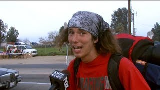 Homeless Hitchhiker Kai Saves Woman From Jesus Attack