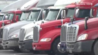 Conductores de camiones suspendieron labores por el mal clima el pasado fin de semana.