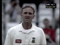 Michael Artherton cheating, out caught and did not walk.