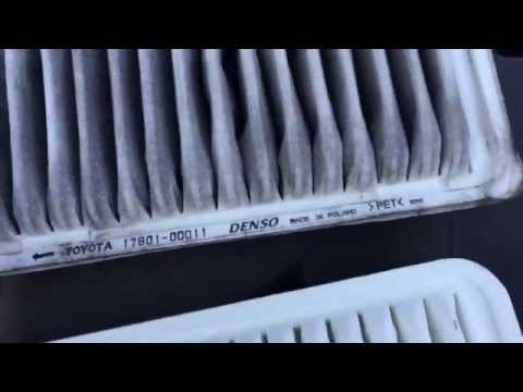 Замена воздушного фильтра Toyota Avensis. Replacement air filter