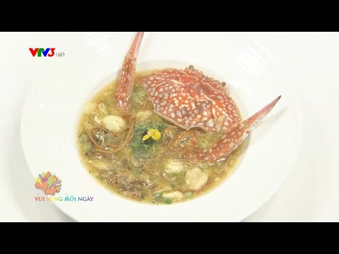Súp ghẹ nấm hương