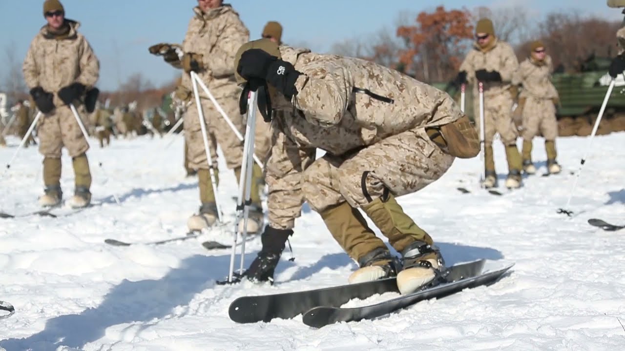 U.S. Marines - Echo Company Hits The Ski Slopes - Japan
