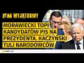 Morawiecki topi kandydat?w PiS na prezydenta. Kaczy?ski tuli narodowc?w. Tusk i Duda si? ok?adaj?