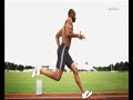 Asafa Powell Slow Motion Sprint / 100 mètres ralenti