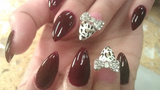 P3 HOW TO ONE BALL METHOD ON STILETTO NAILS   DESIGNING PROCESS