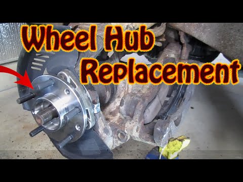 DIY GMC 4WD Hub Wheel Bearing & ABS Sensor Replacement - 4x4 Front End Replacement Part 4