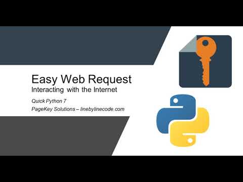 Quick Python 7: Easy Web Request