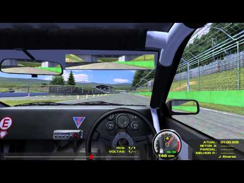 RFactor: Onboard with Toyota Corolla Levin AE86 on Mills Metropark Long GP