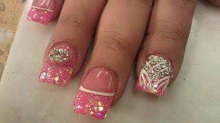 3D BLUSH PINK NAIL DESIGNS PART 2 of 3