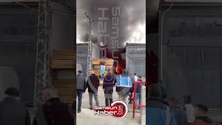 Samsun'da sanayi sitesinde dev yangın!