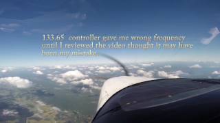 First Leg of trip to Murfreesboro, TN KISP to KCRW (Charleston, WV) IFR and ATC