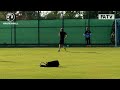 TEKKERS: Southampton's James Ward-Prowse quality volleys England U20s training