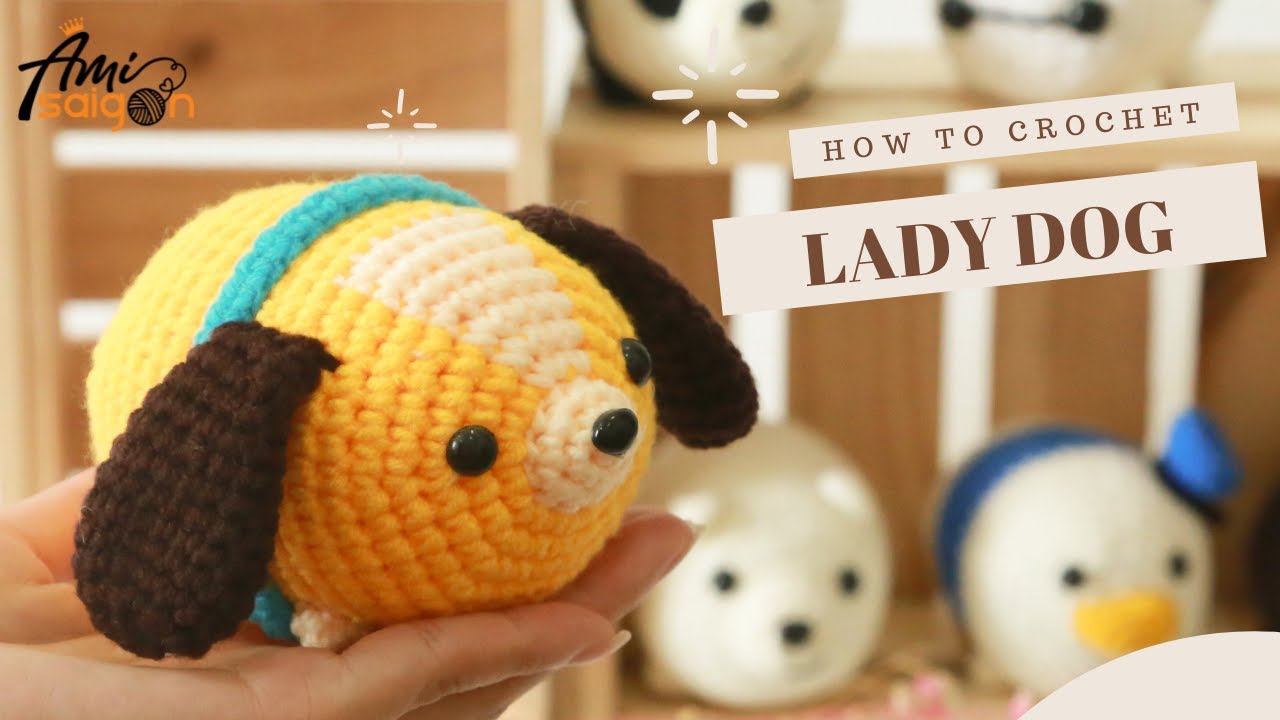 Amigurumi Lady Dog Tsum Tsum – Tutorial video