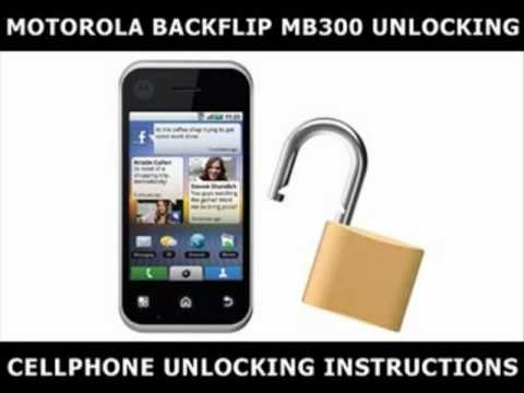 How to Unlock Any Motorola Backflip MB300 Using an Unlock Code Duration: :51. Total Views: 2,126