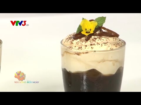 Cà phê rau câu và số kem trứng vanilla