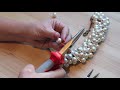 DIY Collar de perlas inspiración Chanel / DIY Pearl Necklace