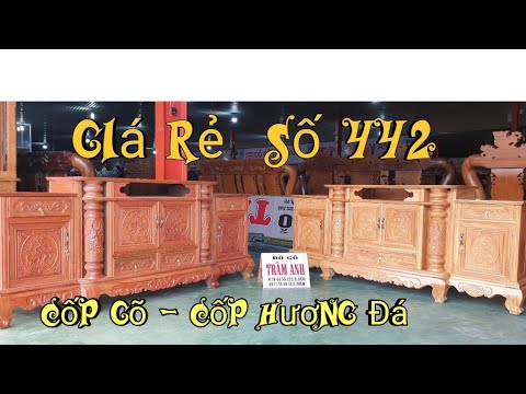 Giá Rẻ Lô Cốp Tivi Gõ Đỏ Và Cốp Hương Đá |Đồ Gỗ Trâm Anh| Số 442