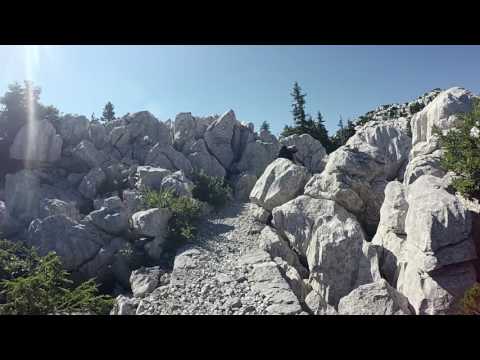 Rocky part Premuzic trail Velebit