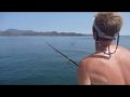 Popper fishing for Jack Crevalle, Costa RIca